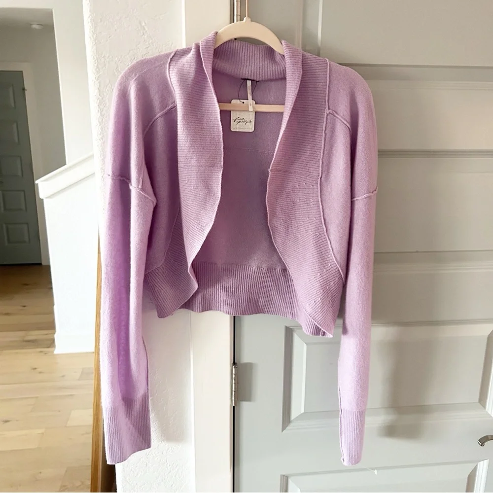 NWT Free People Cashmere Disco Shrug Cardigan